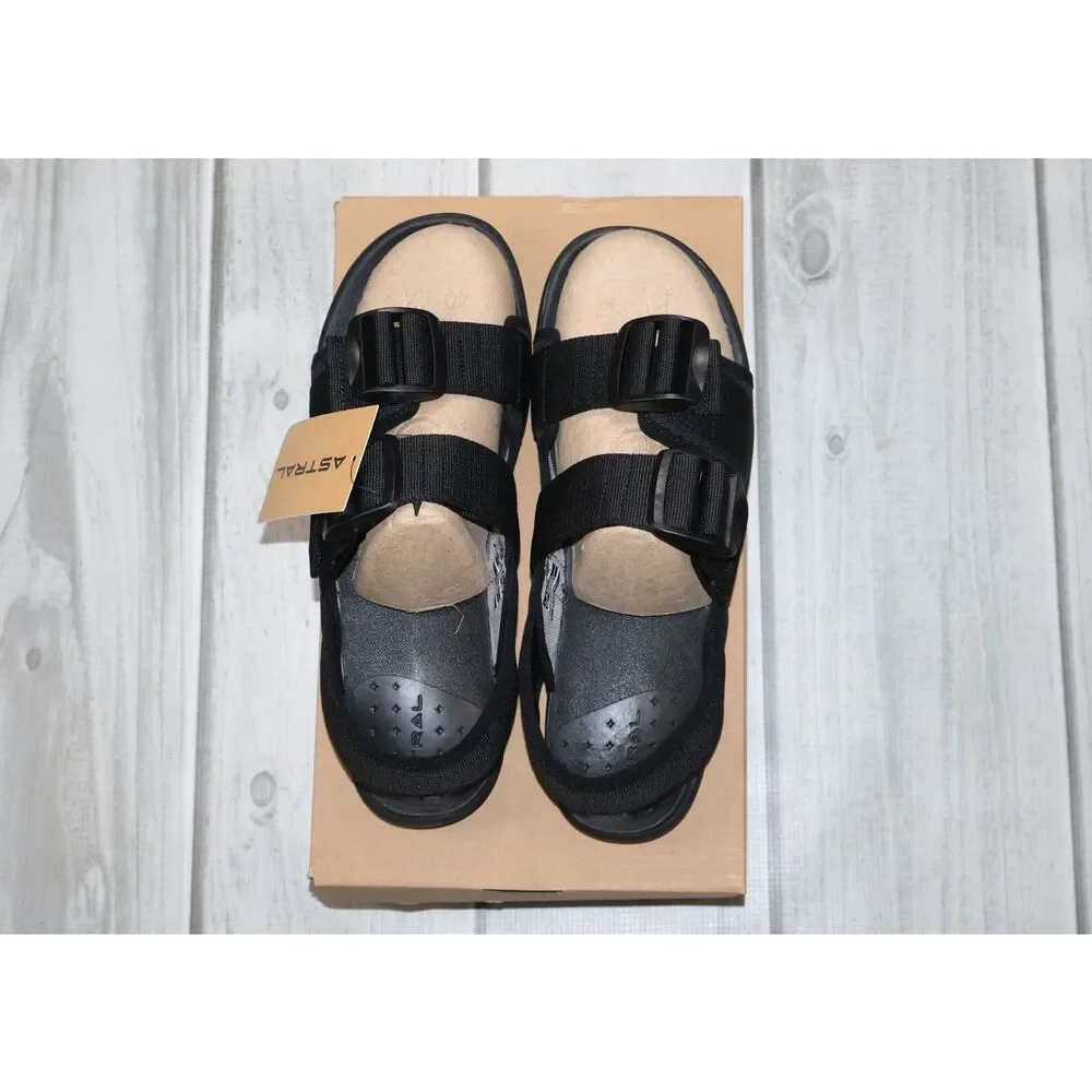 NEW Astral Webber Black Men's Sandals Size 11 Travel Hiking Water Shoes River